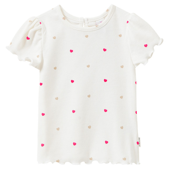 2 Newborn T-Shirt mit Rippstruktur