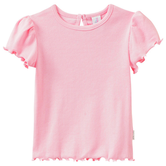 2 Newborn T-Shirt mit Rippstruktur