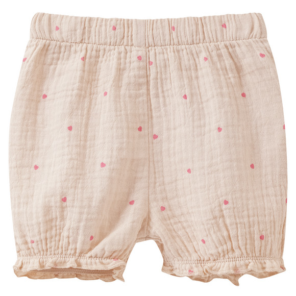 Newborn Kleid und Shorts aus Musselin