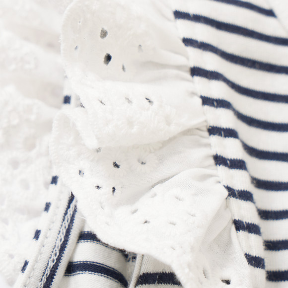 Newborn Overall im Material-Mix