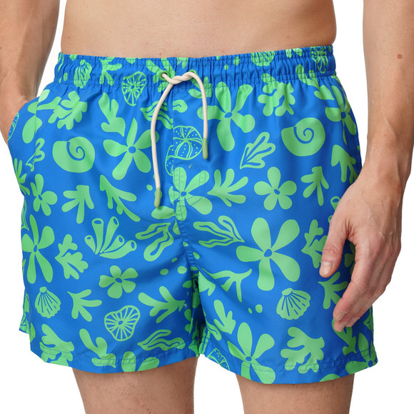 Herren Badeshorts mit Allover-Print