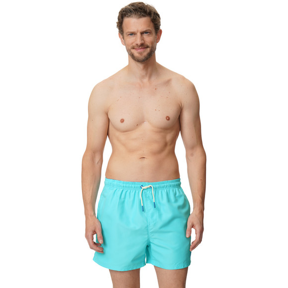 Herren Badeshorts mit gummierter Applikation