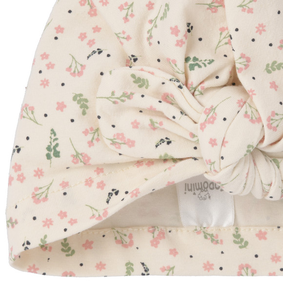 Baby Turban-Mütze mit floralem Muster