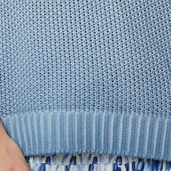 Damen Strickpullover mit Perlstrick