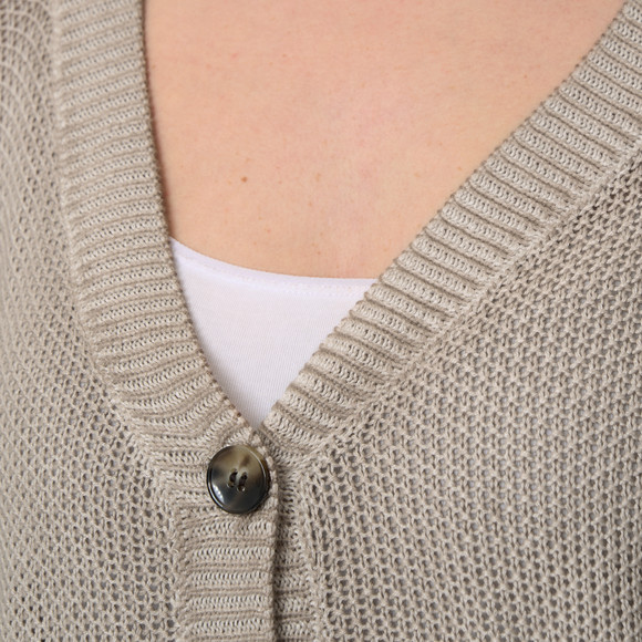 Damen Strickjacke mit Perlstrick