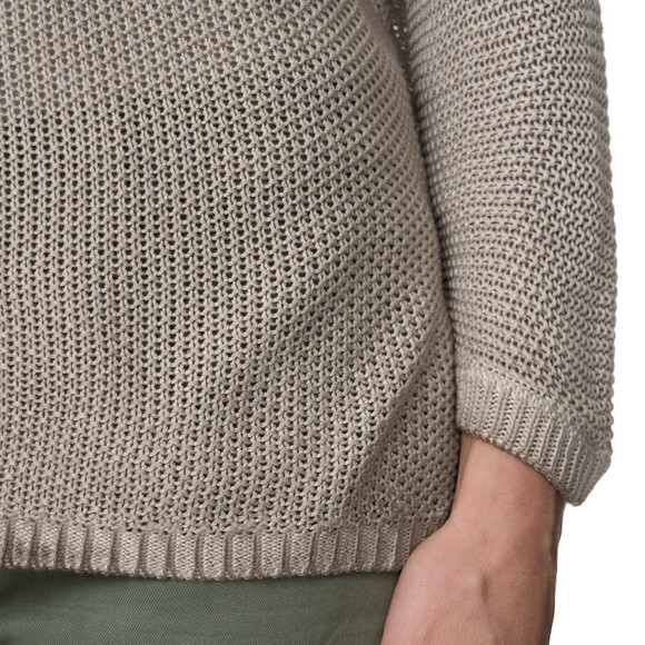 Damen Strickjacke mit Perlstrick