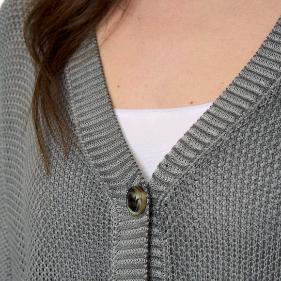 Damen Strickjacke mit Perlstrick