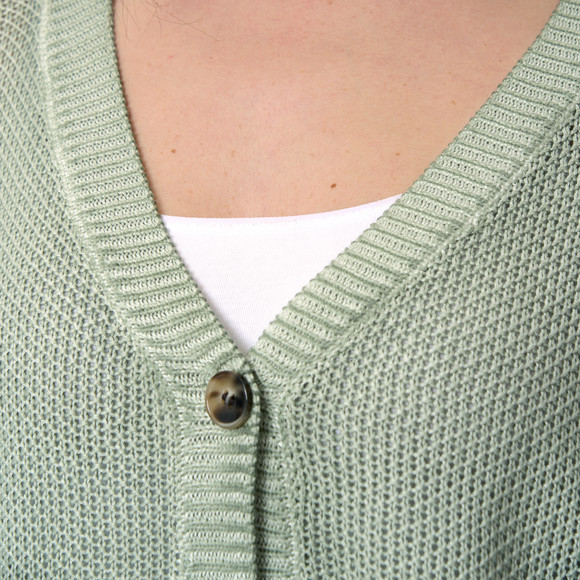 Damen Strickjacke mit Perlstrick