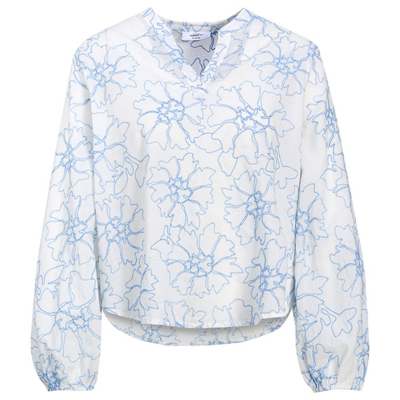 Damen Bluse mit Stickerei