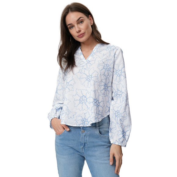 Damen Bluse mit Stickerei