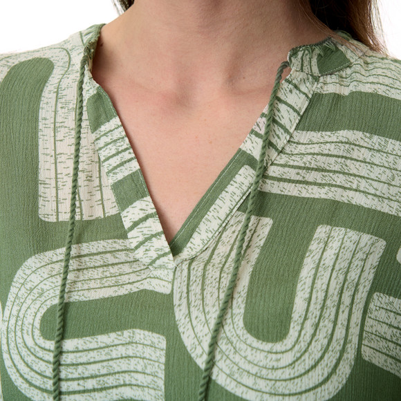 Damen Bluse in gekreppter Optik