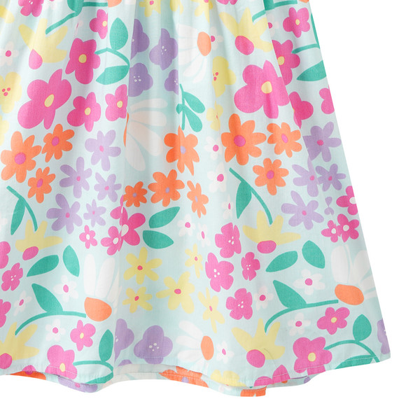 Mädchen Kleid mit Allover-Print