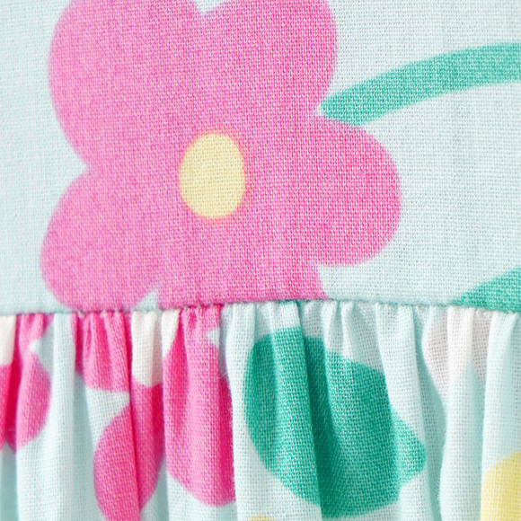 Mädchen Kleid mit Allover-Print