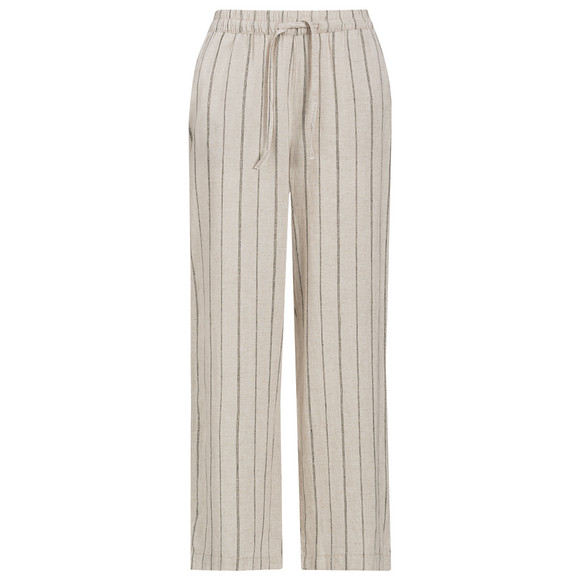 Damen Leinen-Hose mit Tunnelzug