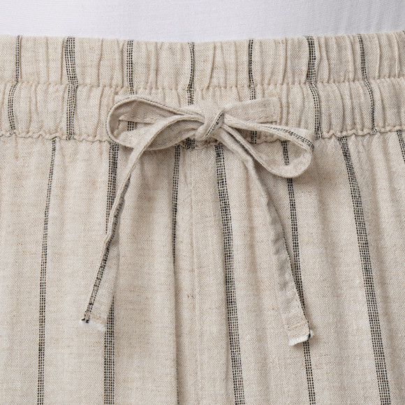 Damen Leinen-Hose mit Tunnelzug