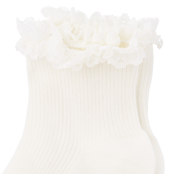1 Paar Damen Sneaker-Socken mit Spitze
