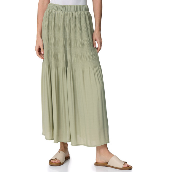 Damen Plissee-Hose mit weitem Bein