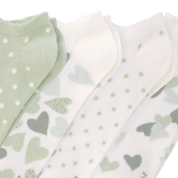 4 Paar Damen Sneaker-Socken im Set