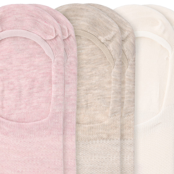 3 Paar Damen Füsslinge mit Viskose aus Bambus