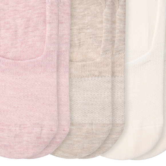 3 Paar Damen Füsslinge mit Viskose aus Bambus