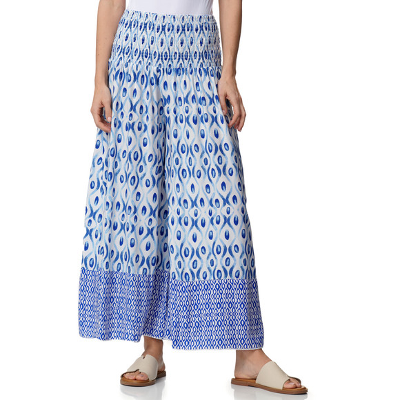 Damen Hose mit Smokbund