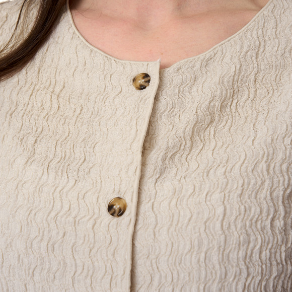 Damen Top mit Knopfleiste