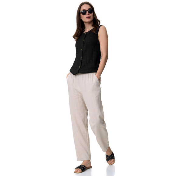 Damen Top mit Knopfleiste