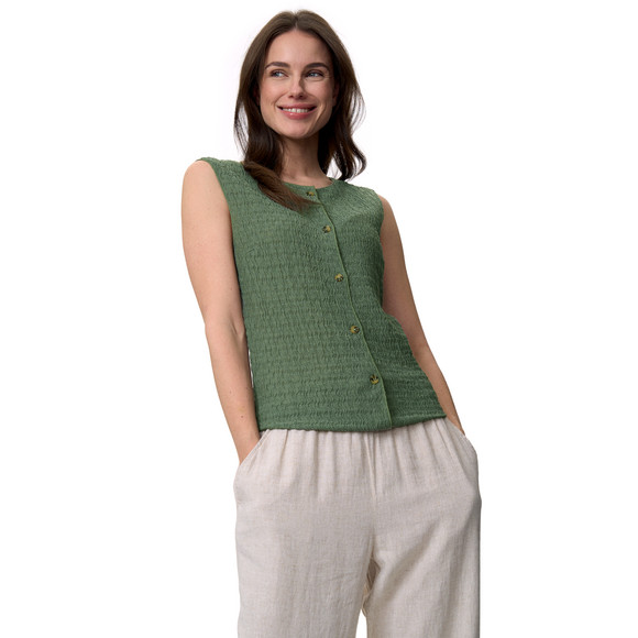 Damen Top mit Knopfleiste