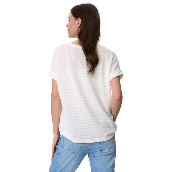 Damen T-Shirt aus strukturiertem Material