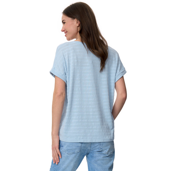 Damen T-Shirt aus strukturiertem Material