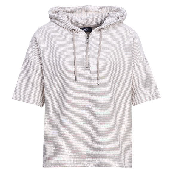 Damen T-Shirt mit Kapuze beige