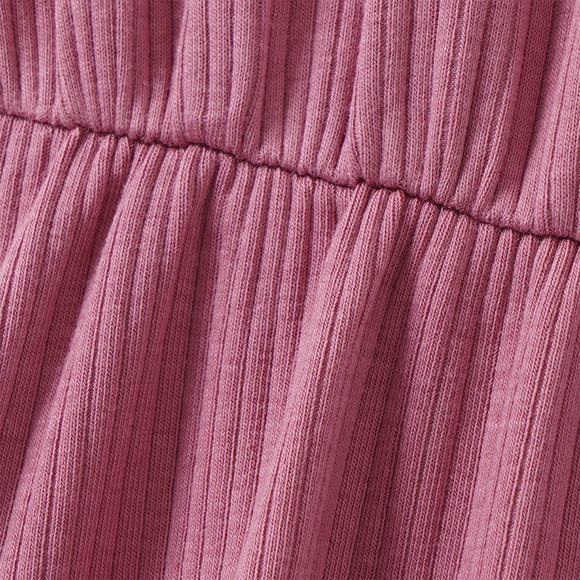 Mädchen Kleid mit Rippstruktur