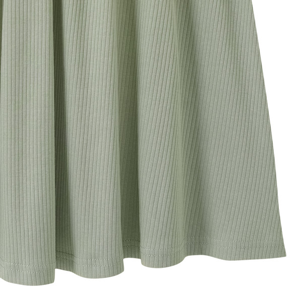 Mädchen Kleid mit Rippstruktur