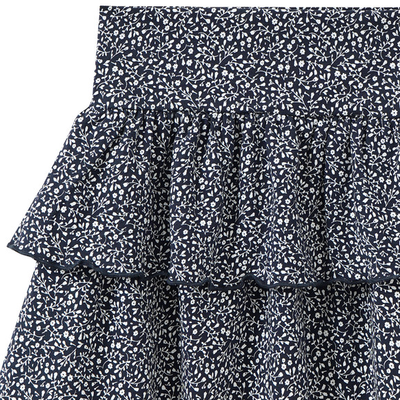Mädchen Rock mit Blumen-Muster