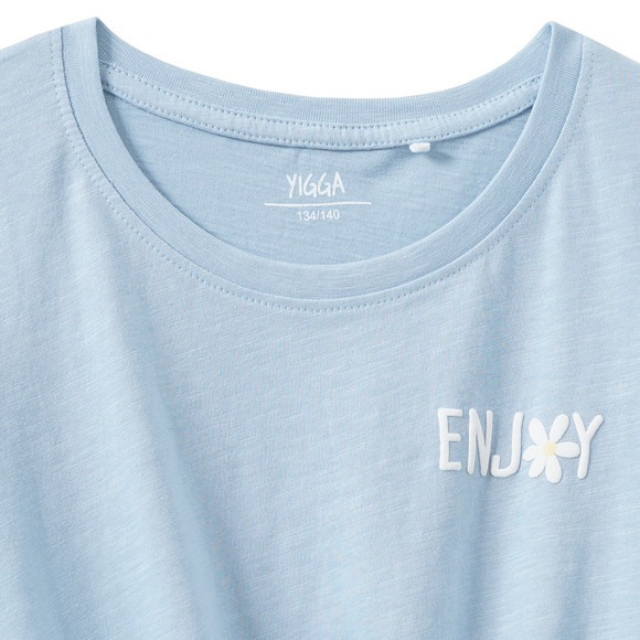 Mädchen T-Shirt mit Knotendetail