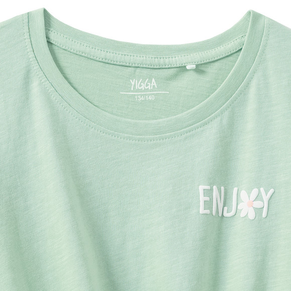Mädchen T-Shirt mit Knotendetail