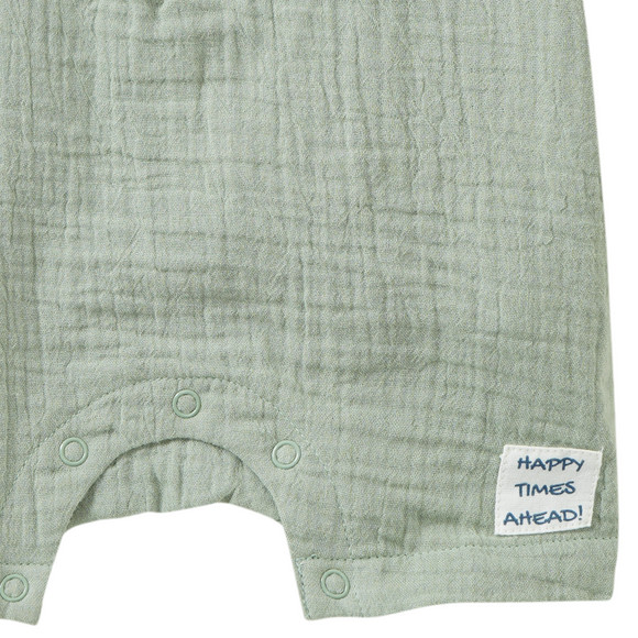 Newborn Musselin-Overall mit Knopfleiste