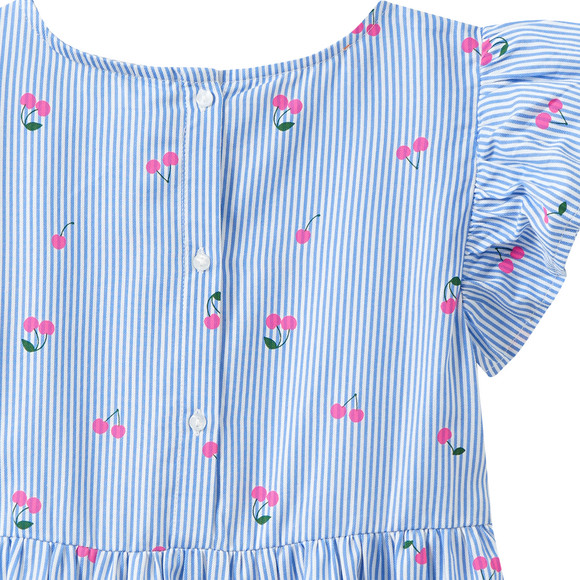 Mädchen Kleid mit Kirschen-Print
