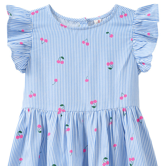 Mädchen Kleid mit Kirschen-Print