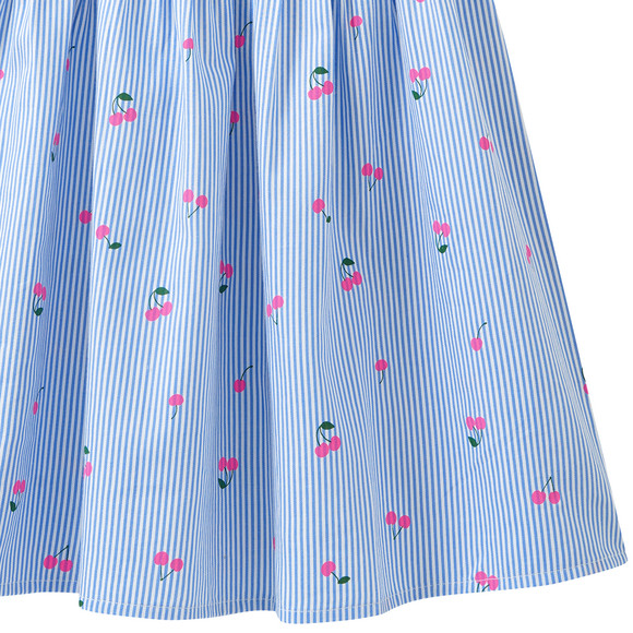 Mädchen Kleid mit Kirschen-Print