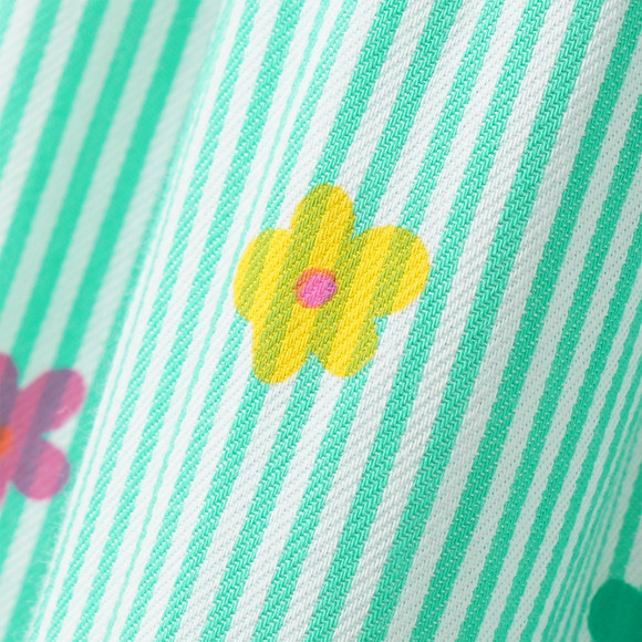 Mädchen Kleid mit Blumen-Print