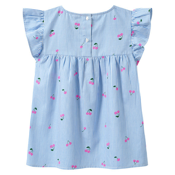 Mädchen Bluse mit Kirschen-Print