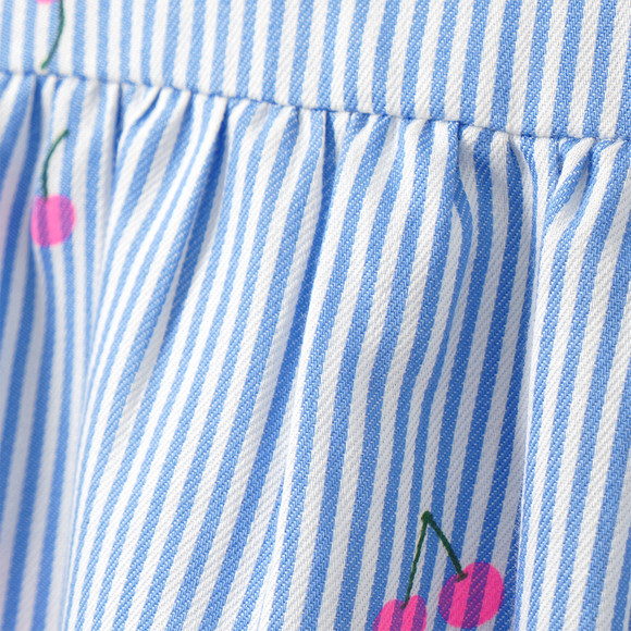 Mädchen Bluse mit Kirschen-Print