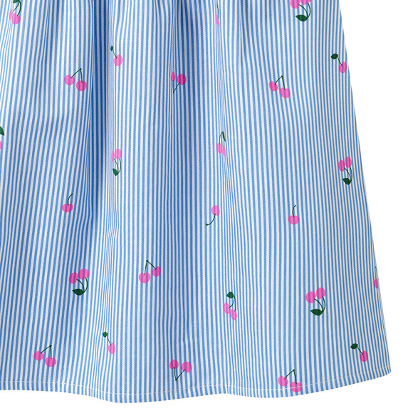 Mädchen Bluse mit Kirschen-Print