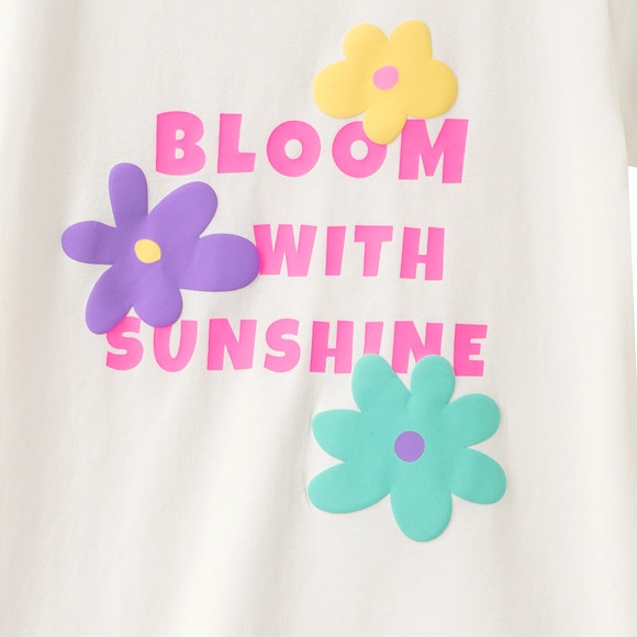 Mädchen T-Shirt mit Front-Print