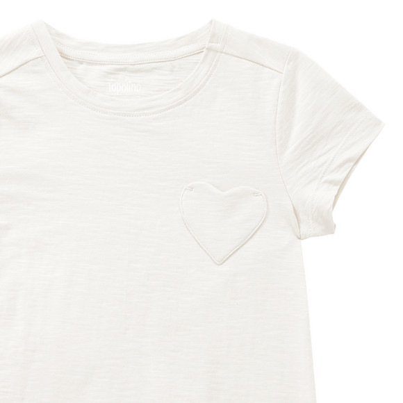 Mädchen T-Shirt mit Herz-Tasche