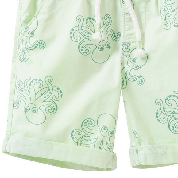 Jungen Shorts mit Kraken-Motiven