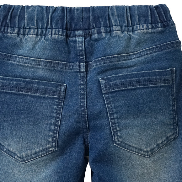 Jungen Jeansshorts mit Tunnelzug