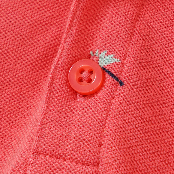 Jungen Poloshirt mit Allover-Print