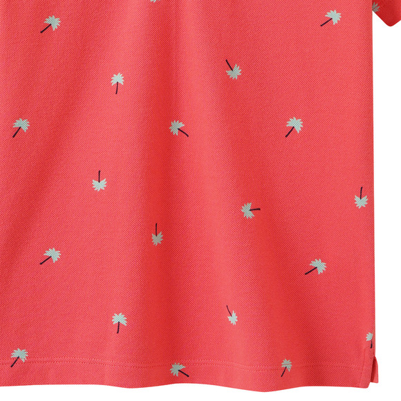 Jungen Poloshirt mit Allover-Print